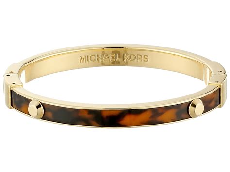 michael kors gold plated tortoiseshell bangle|Designer Bracelets & Bangles for Women .